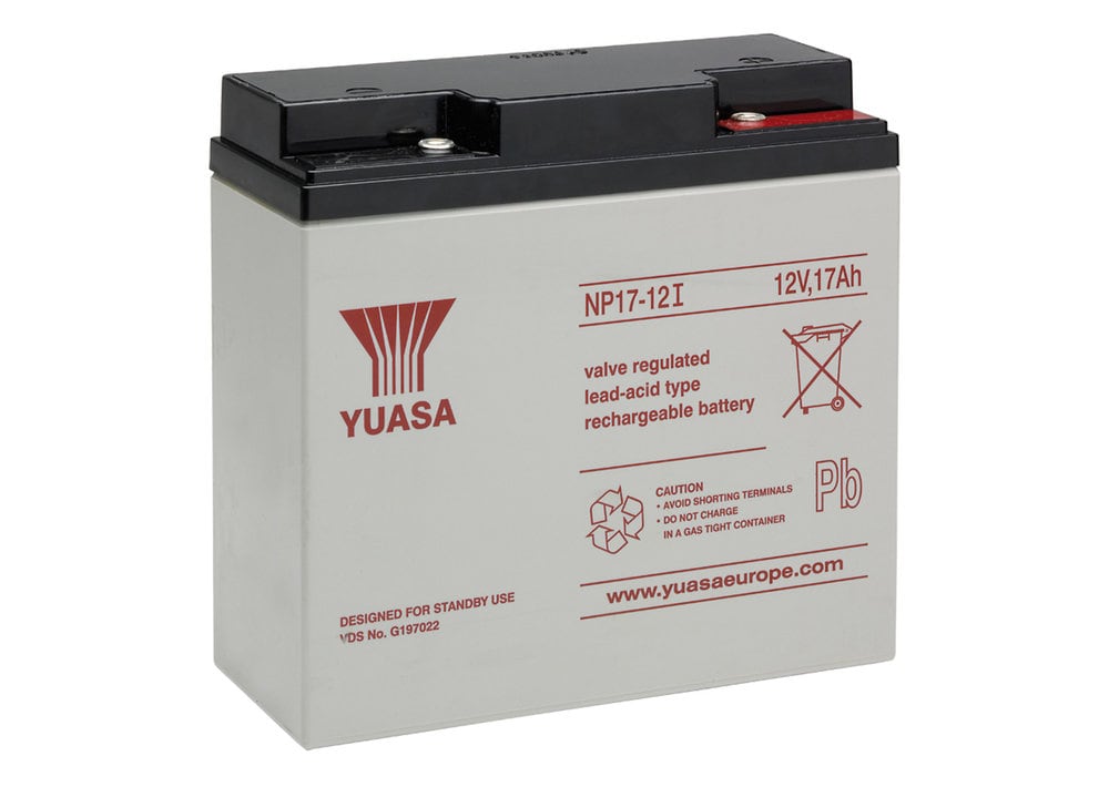 Batterie (Yuasa) 12V 17Ah pour alimentation de sécurité