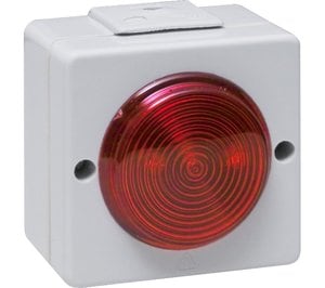 1824WD | Nevenindicator waterdicht, rood