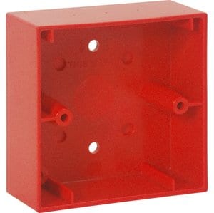 704980 | Opbouwadapter voor handbrandmelders 4970 en 4971, rood