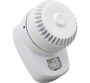 80455F | Diffuseur combiné sonore de classe B et lumineux flash rouge pour montage au mur IQ8S RB