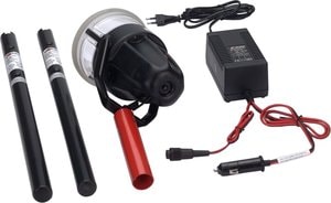 060429 | Test head for heat detector together with battery and charger