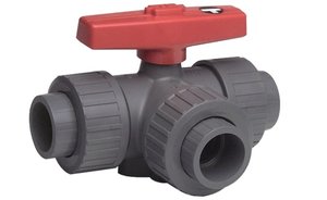 801607 | 3-way ball valve (ABS)
