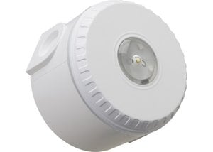 80451F | Diffuseur visuel d'Alarme Feu flash rouge base haute pour montage au plafond IQ8L-C