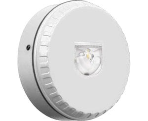 80452F | Diffuseur visuel d'Alarme Feu flash rouge base courte pour montage au mur  IQ8L-W