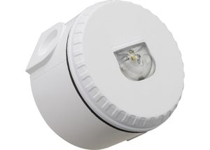 80453F | Diffuseur visuel d'Alarme Feu flash rouge base haute pour montage au mur  IQ8L-W