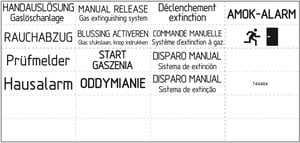 704912 | Universelle Beschriftungsfeldfolie für große Handmelder ABS, schwarz