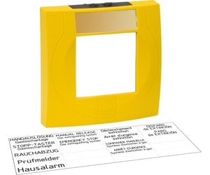 704902 | Gehäuse mit Glas, gelb, ähnlich RAL 1021