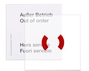 701040 | Spare glass pane red for MCP housings 7047xx and 7048xx