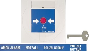 704909 | Gehäuse mit Glas, perlweiß, ähnlich RAL 1013 / Amokalarm & Notfall